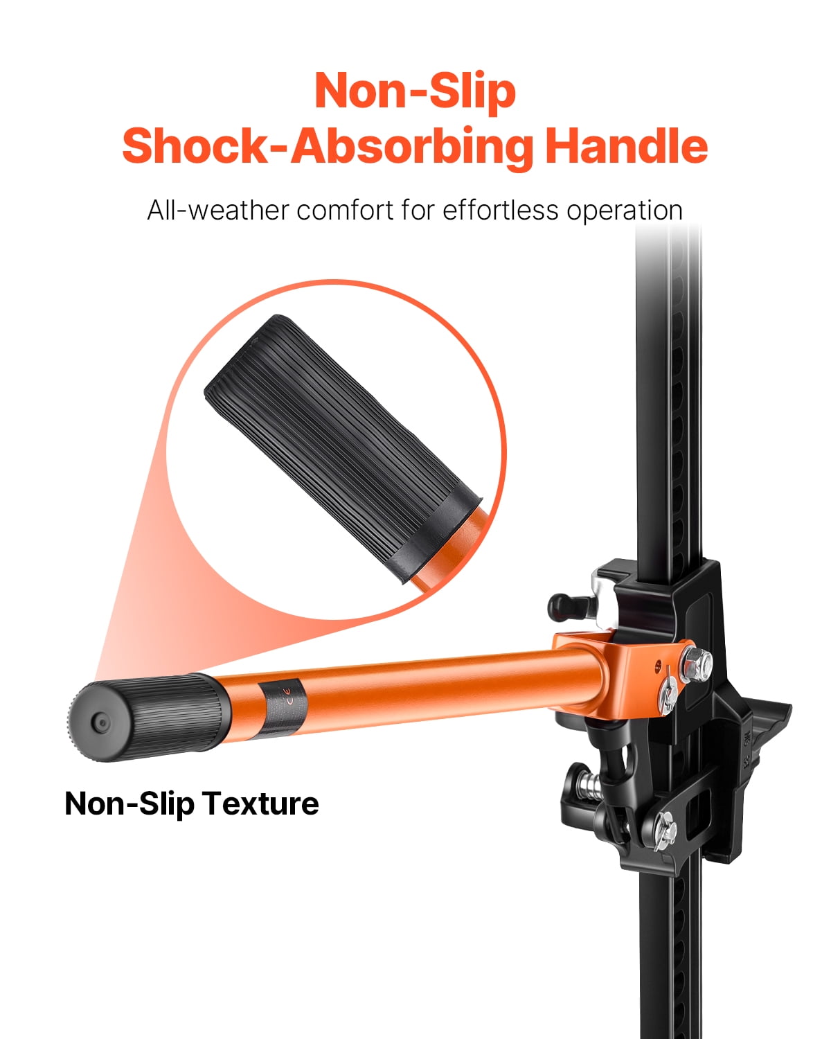 VEVOR Farm Jack with Base, 48" Utility High Lift Farm Jack, 3.18 Ton (7,000 lbs) Capacity Ratcheting Off Road Utility Jacks, Heavy-Duty Lift Jacks with 5.12"-42.5" Lifting Range for Tractor,Truck,SUV