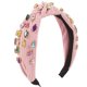 thumbnail image 1 of Diademas para mujer,Diademas para mujer,Diademas para mujer Diademas,Diadema ancha anudada,Diadema superior adornada con joyas,Diadema elegante para el cabello para mujer, 1 of 6