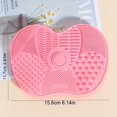 thumbnail image 1 of Silicone Makeup Brush Cleaning Mat With Suction Cup - Odorless, Easy-To-Clean Beauty Tool Accessory, 1 of 5