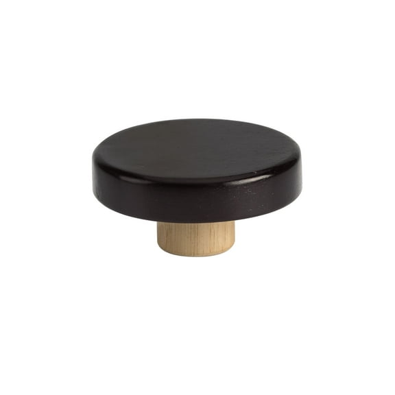 Black Wood Flat Neck Finial for Dressmaker Form