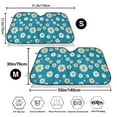 thumbnail image 3 of Balery Daisies Flowers Print Car Windshield Sun Shade,Windshield Sunshade for Car Pickup Truck SUV Accessories-, 3 of 7