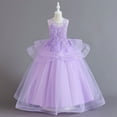 thumbnail image 6 of Godderr Kids Princess Dress Flower Girl Dresses for Wedding Tulle Dress 5-14Y Girls Special Occasion Dresses Junior Bridesmaid Dresses Pageant Dresses for Toddlers Dress Girls Formal Dress, 6 of 7