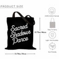 thumbnail image 2 of Sacred Shadows Dance Funny Halloween Camping Lover Camper Gifts Canvas Bag 2Pcs, 2 of 5