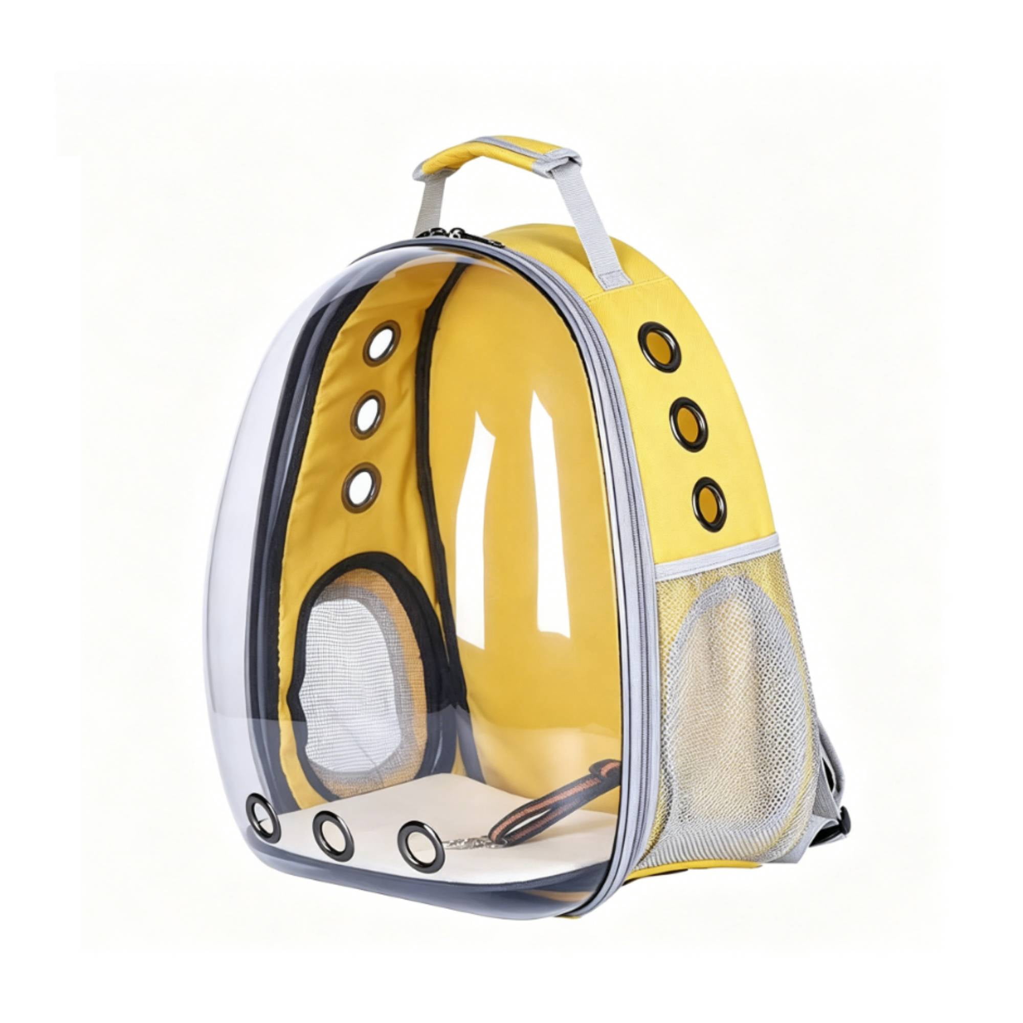 Backpack Pet Carriers,cat backpack carrier,Large Space Bubble Pet Backpack for Small Medium Dogs and Cats,Traveler Bubble Backpack Pet Carrier,Yellow