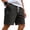 AU21-Dark Gray, variant on Men'S Casual Waffle Shorts Lightweight Elastic Waist Drawstring Summer Beach Big And Tall Bermuda Shorts Khaki 2XL