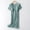 Green, variant on New Dresses Maternity Friendly Short Sleeve Solid Summer Dresses for Women 2025 Comfort Fit Fashion V-Neck Mid-Length Pregnant Women Clothes Watermelon Red L