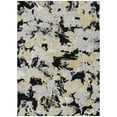 thumbnail image 2 of HomeRoots 592164 8 x 10 ft. Black, Gray & Light Brown Floral Washable Indoor & Outdoor Rectangle Area Rug, 2 of 5