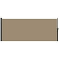 thumbnail image 1 of Outsunny 13' x 5' Retractable Side Awning, Garden Privacy Screen, Khaki, 1 of 10