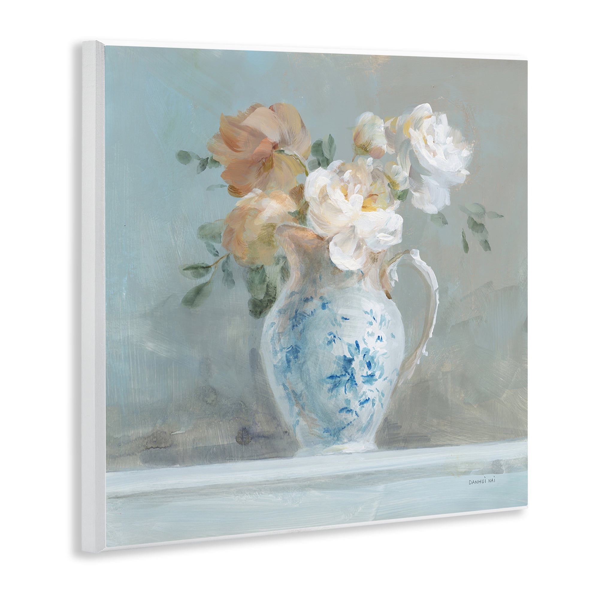 Stupell Industries Heirloom Floral Bouquet Botanical & Floral Painting Unframed Art Print Wall Art, 12 x 12