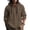 Y2-Coffee, variant on Linen Shirts for Men Quarter Button Down Hooded Shirt Long Sleeves V Neck Hoodie Loose Fit Casual Boho Lightweight Breathable Tops,Black XL