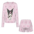 thumbnail image 5 of Kuromi And My Melody Women Pajamas Set Loungewear Sleepwear 2 Piece PJ Sets, 5 of 7