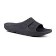 thumbnail image 1 of OOFOS OOahh Slide, Matte Black - Men’s Size 11, Women’s 13 Lightweight Recovery Footwear Reduces Stress on Feet, Joints & Back Machine Washable 13 Women/11 Men, 1 of 6