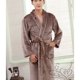 thumbnail image 5 of 2pc DIY Coral Velvet Custom Embroidery Bathrobe Men Nightgown Warm Women Yukata Long Bath Robe Custom Embroidery Logo Sleepwear, 5 of 5