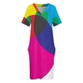 thumbnail image 3 of CMYKDesigns-vestido holgado con cuatro bolsillos para mujer vestidos de fiesta de boda para eventos especiales, 3 of 6