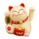 thumbnail image 2 of Figuras de gato de dibujos animados con brazo que agita, colección de adornos de Feng Shui, estatua de gato Amarillo, 2 of 9