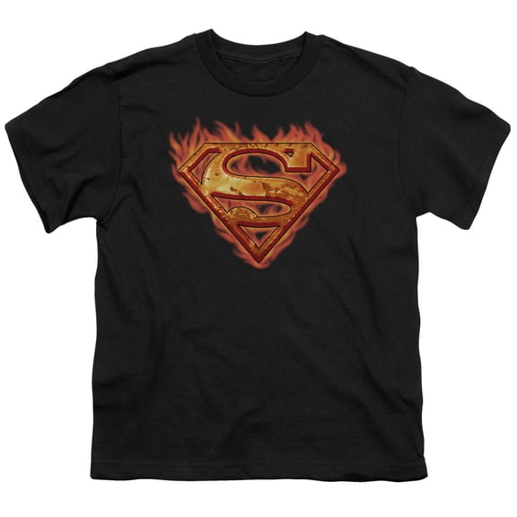 Superman - Hot Metal - Youth Short Sleeve Shirt - Large