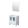 thumbnail image 3 of Volez 30 in W x 18.25 in D White Bath Vanity, White Ceramic Top, and 28 in Mirror, 3 of 8
