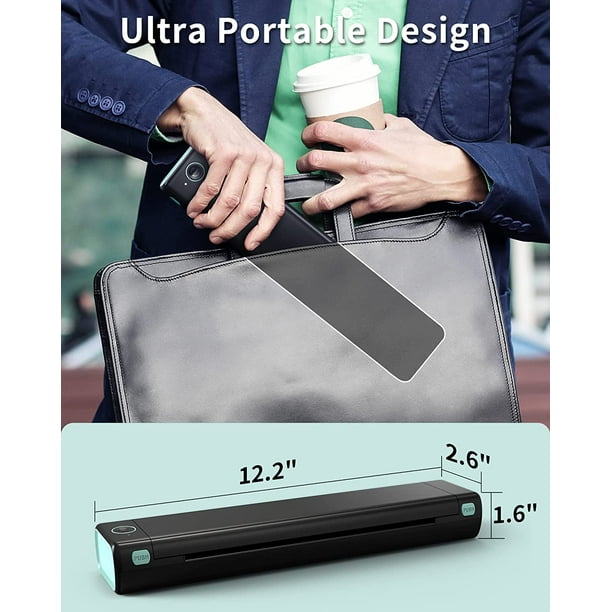 Imprimantes portables Sans Fil A4 Thermique Imprimante Sans Encre