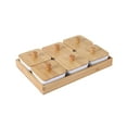 thumbnail image 5 of deevoka Divided Serving Tray Serving Dish with Lid Serve Appetizer Removable Snack Bowl 6 grids, 5 of 9