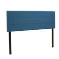 thumbnail image 2 of Rest Haven 3 Channel Upholstered Headboard, Twin/Twin XL, Navy, 2 of 7