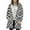 Black, variant on Women's Christmas Sherpa Lined Plaid Shacket - Oversized Hooded Full-Zip Winter Coat, Warm Faux Shearling Festive Outerwear