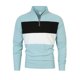thumbnail image 2 of Blusa y camisa de cuello alto de manga larga para hombre, estilo británico, estilo retro, con cremallera, manga larga, jersey de temperamento, blusa de poliéster para hombre, 2 of 8
