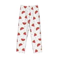 thumbnail image 4 of Xecao Hand Drawn Watermelon Men's Straight Lounge Pajama Pants: The Ultimate in Comfortable Sleepwear, 4 of 9
