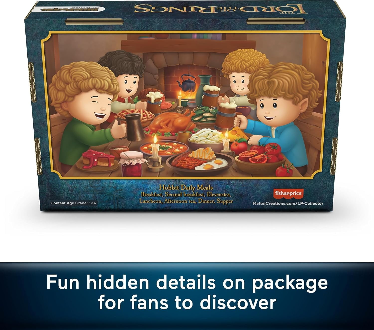 Little People Collector the Lord of the Rings: Hobbits Special Edition Set In A Display Gift Box for Adults & Fans, 4 Figures