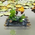 thumbnail image 4 of Dserhfy Floating Frog Decoration Pond Frog Decoration Resin Lying Frog Figure for Outdoor Garden Pond Swimming Pool Decor, 4 of 7