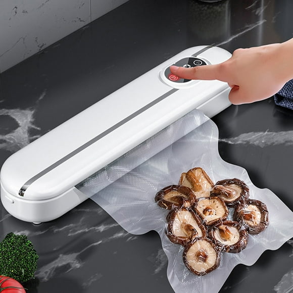 Máquina automática de envasado al vacío - motor potente de 60KPA • Sellado en 15 segundos • Tira calefactadora de 11" • Sistema portátil de conservación de alimentos