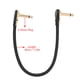 thumbnail image 1 of Cable de conexión de Guitarra ANGGREK 6,35 mm con conector de ángulo recto de 1/4 pulg, 1 of 7