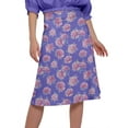 thumbnail image 4 of Moomaya Jupe Imprimée pour Femmes en Poly Spandex Tenue Décontractée Jupe d'Été pour Filles, 4 of 5