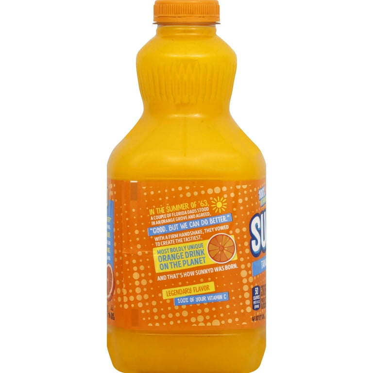 SUNNYD Tangy Original Orange Juice Drink, 64 fl oz, Vitamin C