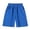 Blue, variant on CYRBOKO Boys Casual Shorts, Cotton Back-to-school Soft Elastic Waist Athletic Shorts Blue Size 10-12 T