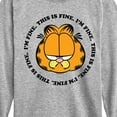 thumbnail image 3 of Garfield - I'm Fine This Is Fine - Toddler & Youth Long Sleeve Graphic T-Shirt, 3 of 5