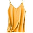 thumbnail image 4 of Camisole Tank Tops for Women Sleeveless V Neck Ribbed Knit Vest Top 2026 Summer Fashion Clothing Yellow 2XL, 4 of 9