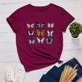 thumbnail image 1 of Babysbule T-Shirts pour Femmes en Liquidation Mode Décontractée Ample à Imprimé à Col Rond, 1 of 3