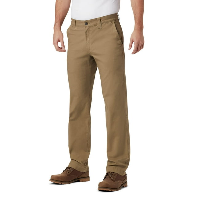 Pantalones de senderismo Columbia Flex Roc para hombre, lino, 34 de ancho x 30 de largo