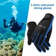 thumbnail image 4 of Guantes de buceo de neopreno de 1,5 mm Guantes antideslizantes a prueba de frío para mujeres y hombres, 4 of 7