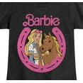 thumbnail image 3 of Barbie - Barbie And Horse - Girls Fitted Short Sleeve Graphic T-Shirt, 3 of 5