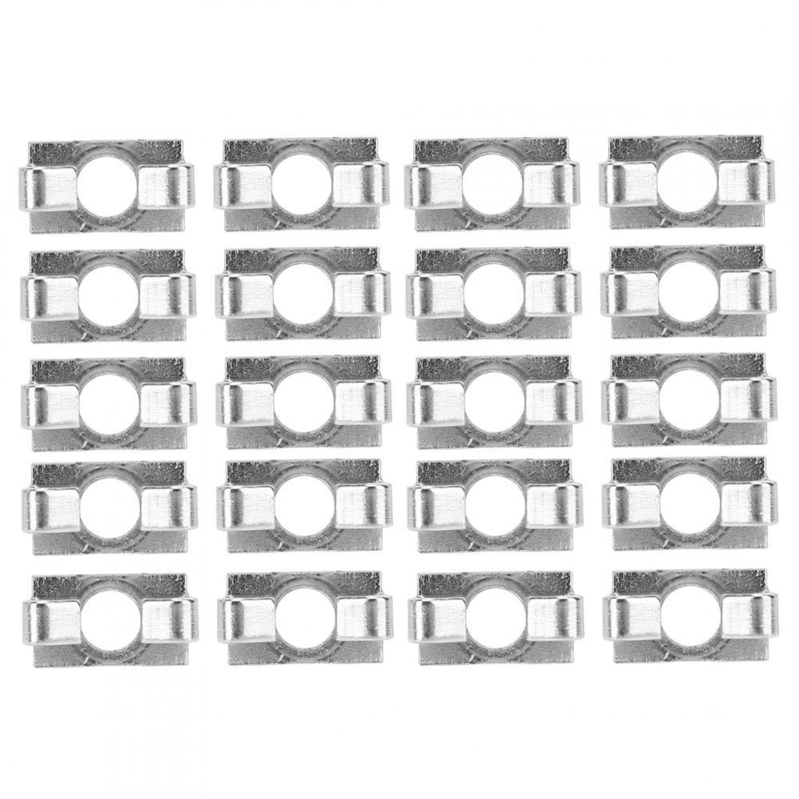 30 Series-Slot 8 20Pcs Aluminum Profile Spring Elastic Connector Durable 30 Series-Slot 8 for 20/30/40 Series Aluminum Profiles Spring Elastic Connector 30 Series-Slot 8 20Pcs Aluminum Profile Spring Elastic Connector Durable 30 Series-Slot 8 for 20/30/40 Series Aluminum Profiles Spring Elastic Connector