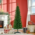 thumbnail image 2 of HOMCOM Arbre de Noël Crayon, Arbre de Noël Mince avec Branches Réalistes, 2 of 10