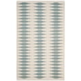 thumbnail image 2 of SAFAVIEH Kilim Wynonna Geometric Wool Area Rug, Ivory/Blue, 9' x 12', 2 of 7