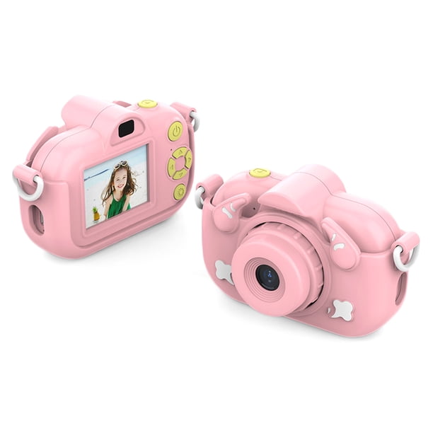 Cámara digital 1080P Cámara para niños Cámara HD de 12 MP para niños Cámara selfie para niños y niñas Pantalla IPS de 2.0 pulgadas Regalo de cumpleaños Regalo del festival Gran regalo para niños de 3