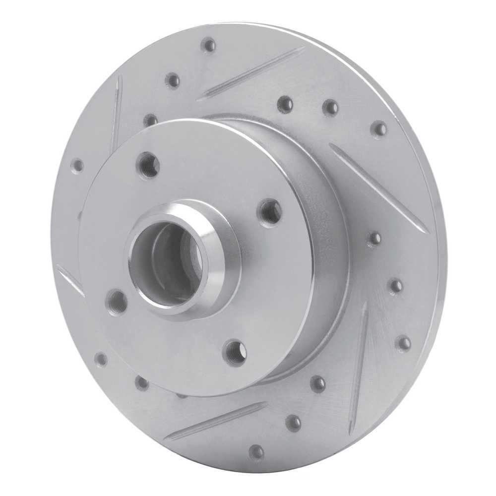 Dynamic Friction Company 631-74005L DFC Brake Rotor - Drilled And Slotted - Silver