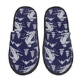 thumbnail image 1 of Fotbe Abstract Skiing Pantuflas Peludas para Mujer con Estampado, Zapatillas de Peluche, Zapatos de Invierno para Casa, Uso Interior y Exterior-Large, 1 of 8
