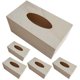 thumbnail image 4 of 5pcs DIY Blank Wooden Tissue Box Covers – Creative Craft Napkin Holders for Easy Open Design, Ideal for Home & Office Decoration, 4 of 5