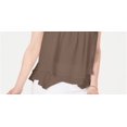 thumbnail image 3 of STYLE & COMPANY Womens Brown Sleeveless Jewel Neck Top M, 3 of 3