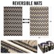thumbnail image 2 of Alfombra Exterior OLANLY Impermeable 150x240 cm Negra y Beige, 2 of 6