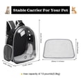 thumbnail image 4 of Mochila transportadora transparente para gato Vivicreate, grande, para 9 kg, 4 of 4